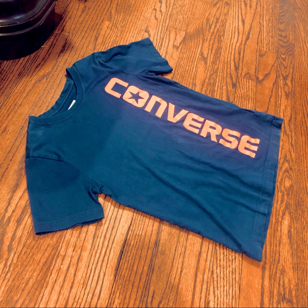 Converse Kids Wordmark Tee. Size M (10-12).